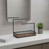 Jewelry Organizer with Tray 2-Tier Display Hanger Spacious for Bedroom