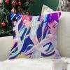 KPop Funny Cute DDemon Pattern Suitable for Home Bedroom Car Office Decoration Living Room Sofa Cushion Cover Pillowcase