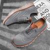 2025 new summer large size 50 fly-woven mesh casual shoes soft sole light one-pedal sports casual shoes