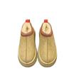 Ethnic style snow boots new winter velvet warm cotton shoes outer wear bag head half drag fluff shoes retro cotton drag