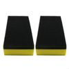 2025 New Universal Vehicle Waxing Pad Sponges Car Ceramic Coating Applicator Sponge Automotive Detailing Sponge Block Pack of 2