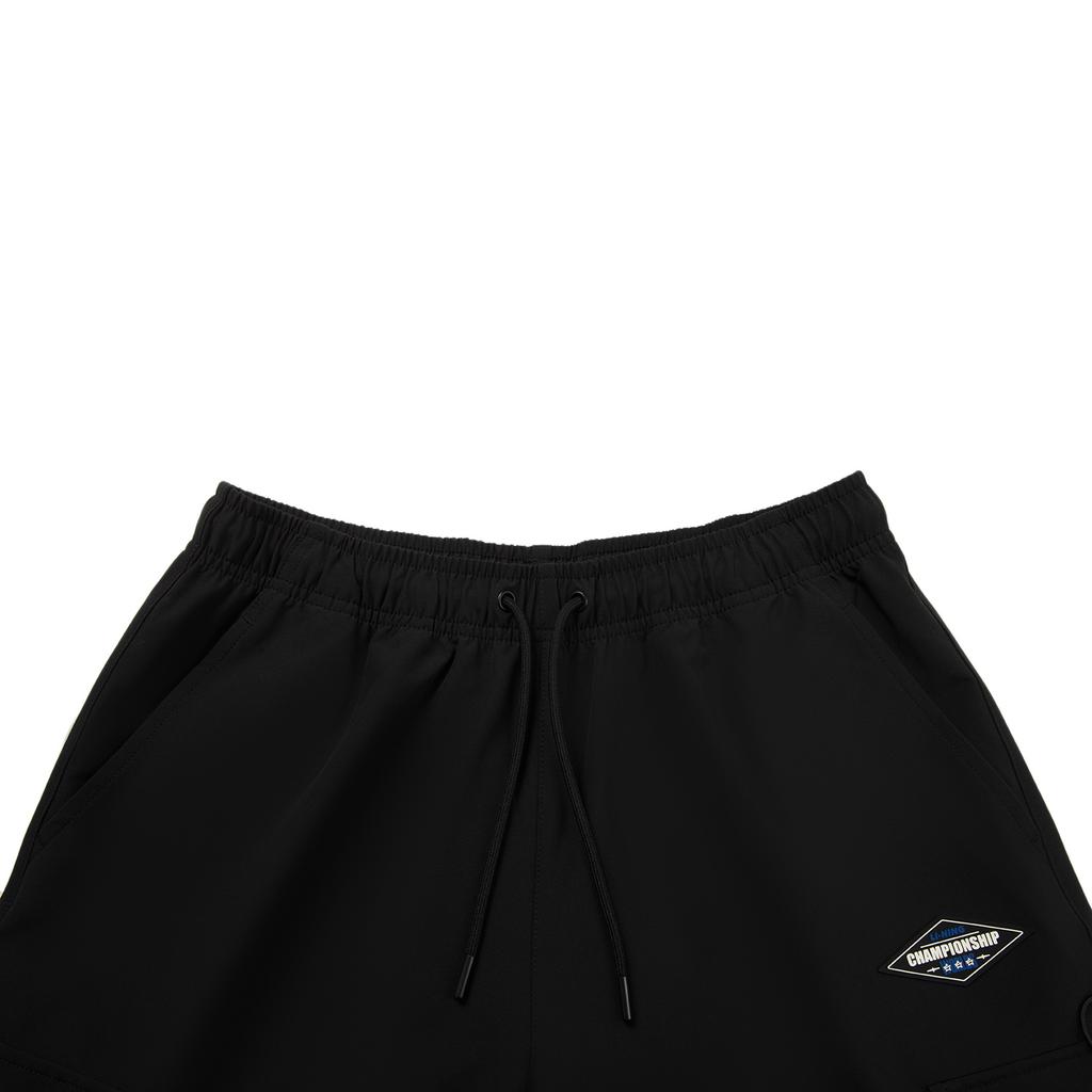 Li Ning Sports Lifestyle Series Loose Fit Pattern Logo Casual Pants Women Pants AKXV328-3