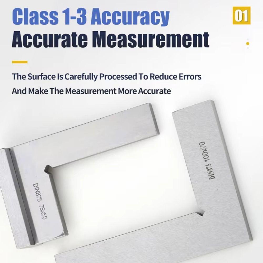 90 Degree Carpentry Ruler Stainless Steel Square Angle Ruler Simple Woodworking Measuring Tool