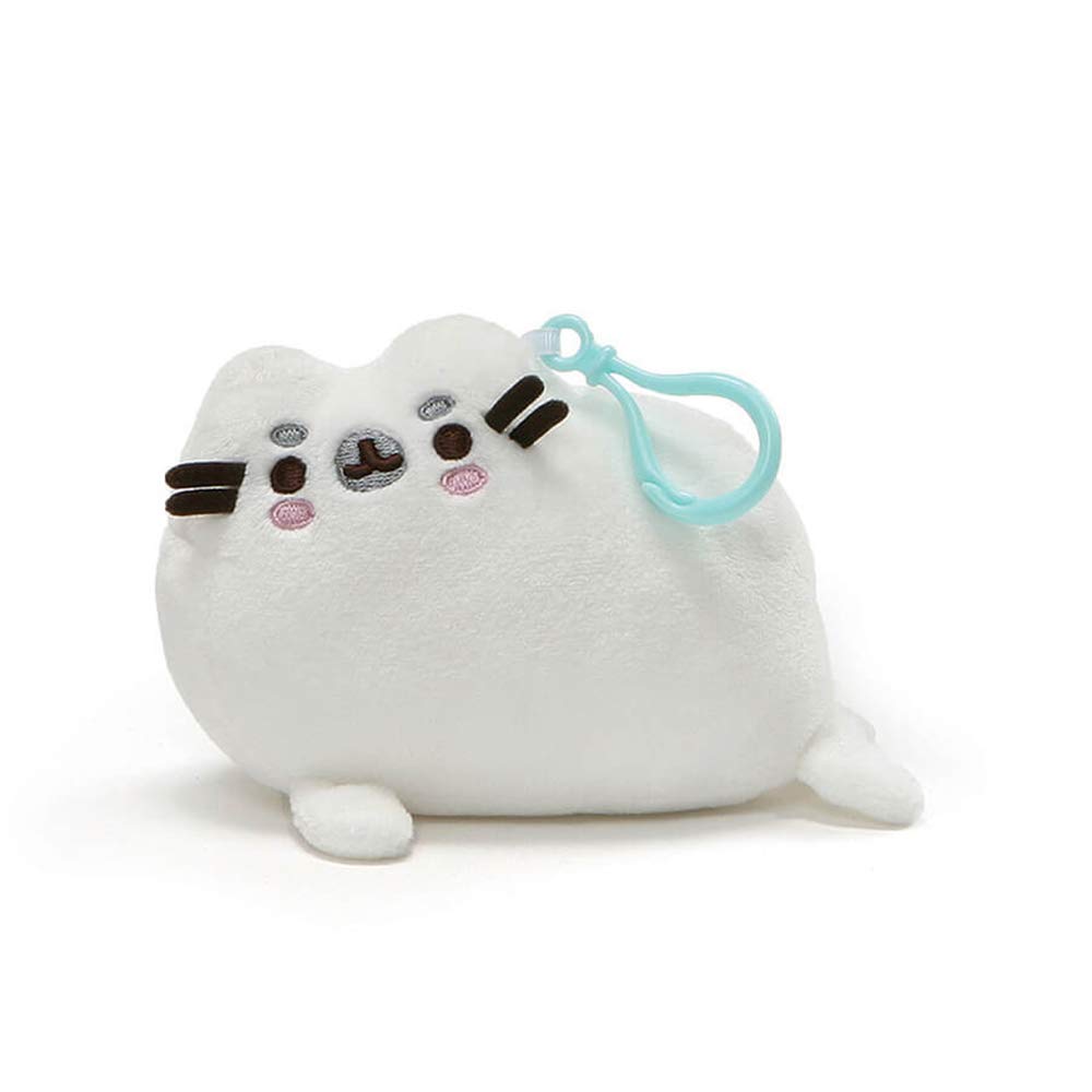 

[GUND] Pusheen Pusheenimal Seal Plush Stuffed Animal Backpack Clip, Белый, 5