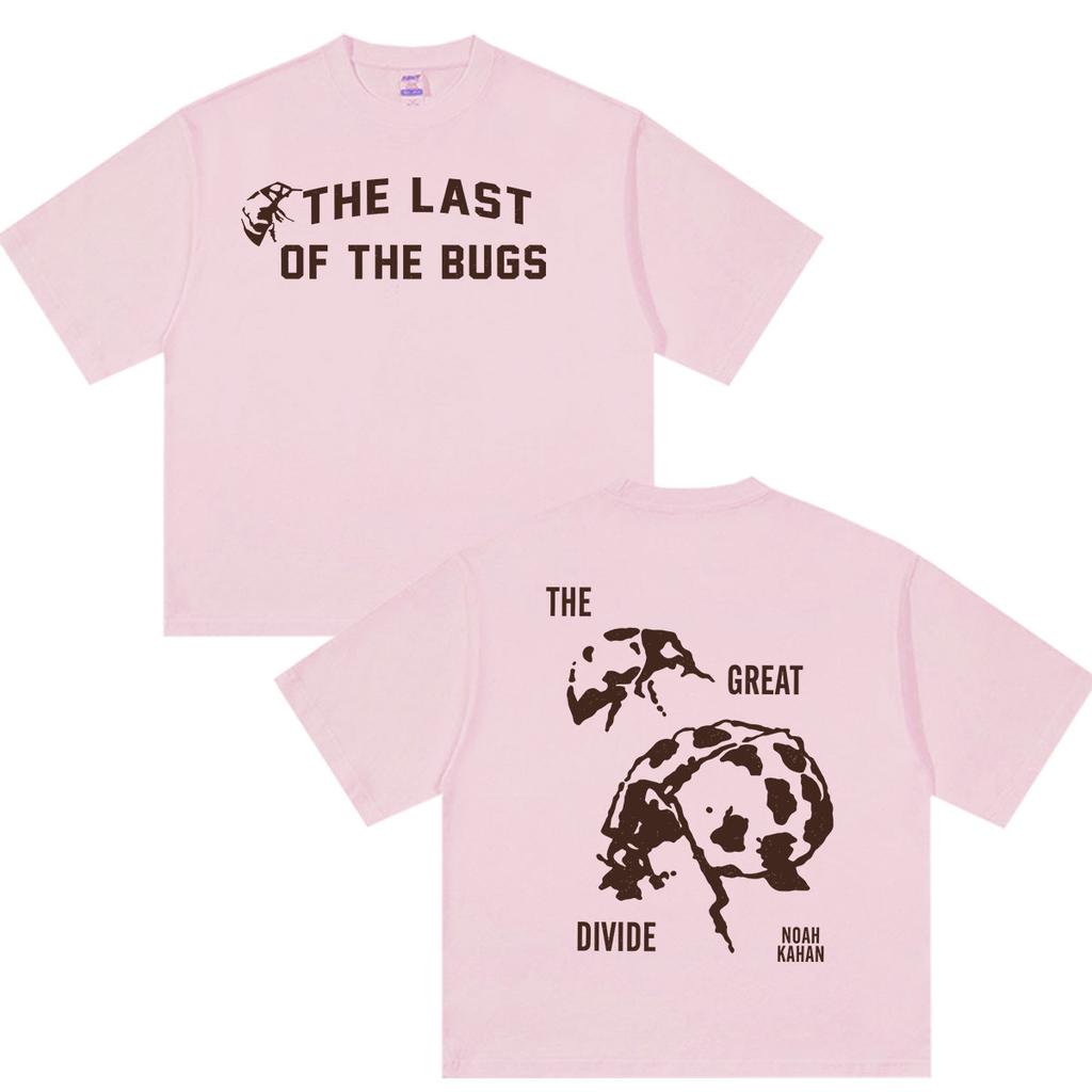 Noah Kahan The Last of The Bugs Tour 2026 Print T Shirt Unisex Women Summer Oversized Cotton Tshirts Y2k Harajuku Clothing Tshirt