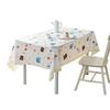 Factory Printing And Processing Custom Peva Tablecloth Pe Waterproof And Oil-Proof Leave-In Thickened Table Mat