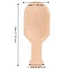 12pcs Polished Surface Mini Wooden Scoop Multipurpose Small Salt Scoop  For Kitchen
