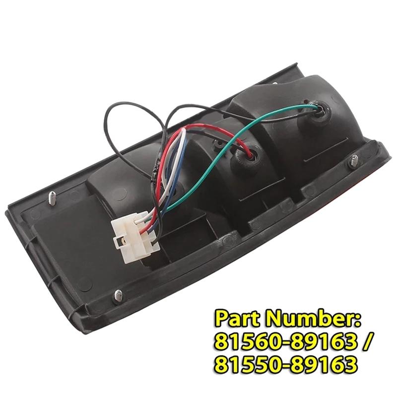 Rear Tail Light Brake Light Warning Fog Lamp For Toyota Hilux MK3 Pickup 1989-1995 81550-89163 81560-89163