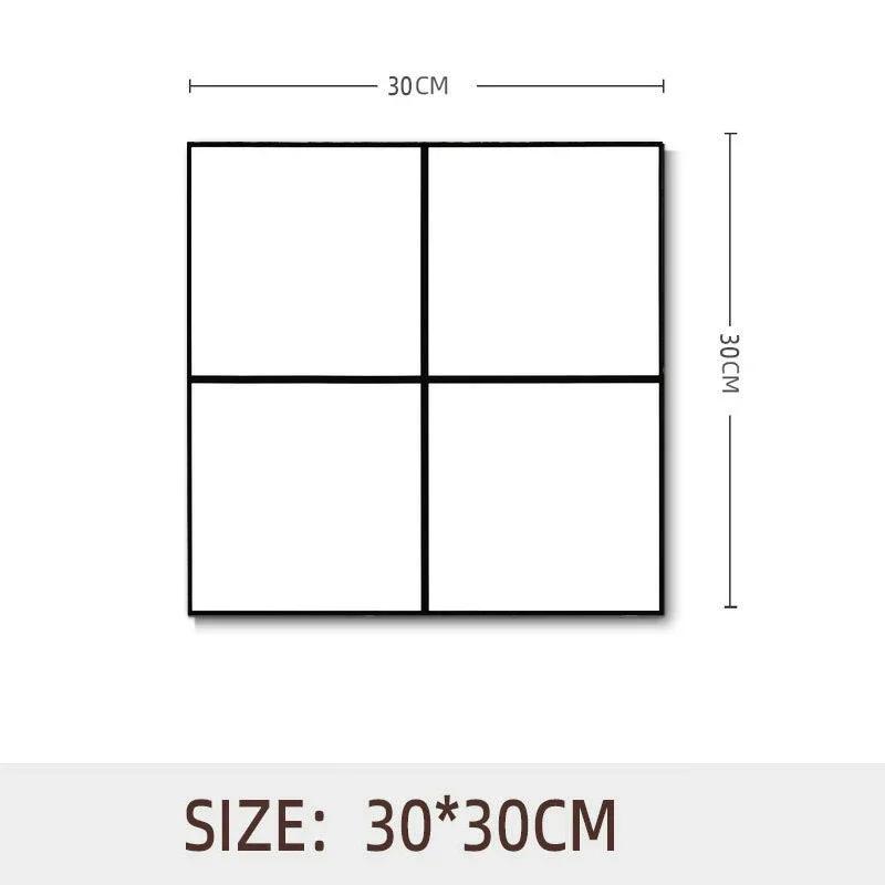 10pcs Waterproof Imitation Marble Wood Tile Floor Stickers 30*30cm Bathroom Home Decoration DIY Self-adhesive Wall Stickers