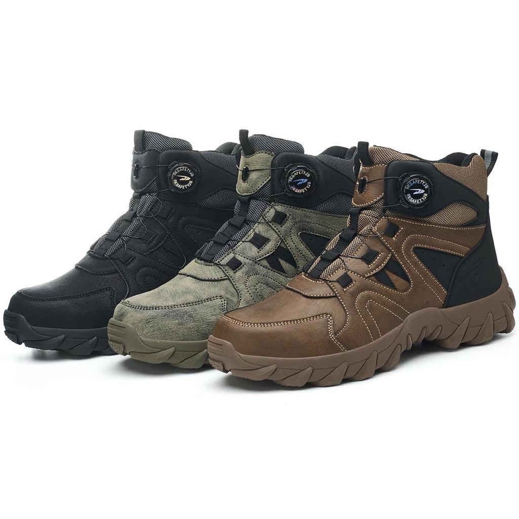 Men's Lightweight High-Top Ankle Support Hiking Boots with Comfortable Technology and Protective Features for Long Wear