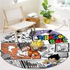 Dragon Ball Heroes Round Area Rug Carpet Rug For Living Room Bedroom Sofa Playroom Decor Nonslip Floor Mat