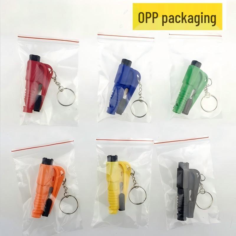 3-in-1 Safety Keychain: Window Breaker, Emergency Hammer, Whistle & Cutter