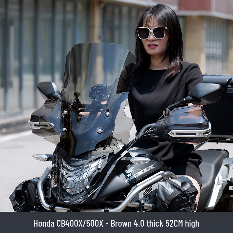 Pare-brise amélioré pour Honda CB400X/500X, Déflecteur de vent étendu