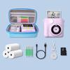 Kids Camera Case EVA Instant Print Camera Carrying Case Anti-Scratch Protective Travel Case Carrying Bag for Camera Accessories