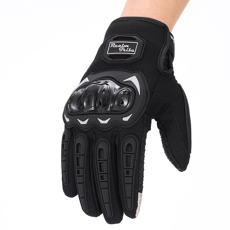 Rider Non-Slip Full-Finger Touchscreen Motorcycle Racing Gloves for Off-road and Electric Vehicle Use