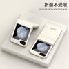 Applicable To Samsung Z Flip1 Mobile Phone Case All-inclusive Hinged Skin Flip1/1/1 Skin Feel Solid Color Anti-drop Protective Case