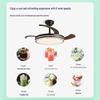 NVC Minimalist LED Ceiling Fan with Full Spectrum Light