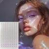 3/4/5/6mm 3D Augen Gesicht Make-up Temporäres Tattoo Selbstklebend Klare Wassertropfen Aufkleber Festival Bühne Körperkunst Dekor
