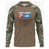 Men's PELAGIC Long-sleeved Hooded Fishing Suit With UV Sun Protection UPF50 + Luya