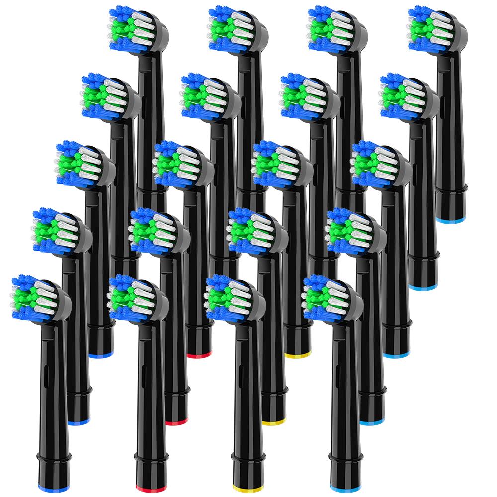 Kompatibilní s náhradními kartáčkovými hlavicemi pro elektrické zubní kartáčky Oral B, Profesionální kartáčková hlava pro Pro 100/500/1000/1500/7500