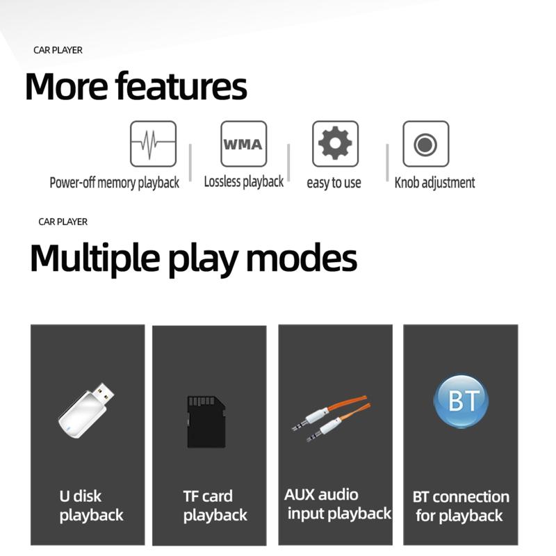 Handsfree Bluetooth-compatible Car MP3 Adapter Music Player FM Radio Transmitter