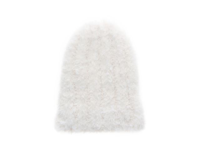 Ssideuneuwa Faux Fur Beanie (Ivory)