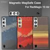 MagSafe Case for Nubia RedMagic 10 Air Carbon Fiber Aramid Fiber Case Magnetic Cover Ultra-Thin Lightweight Silm Anti-Scratch