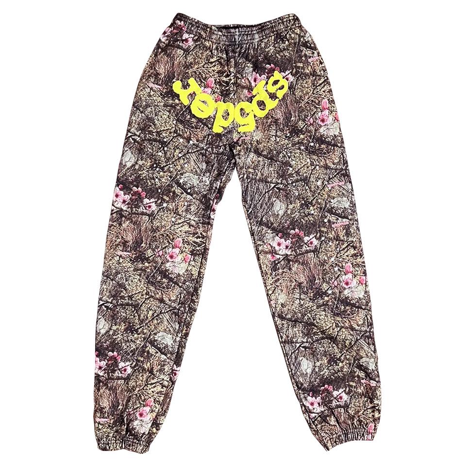 Young Thug Style Spider Web Hoodie Set