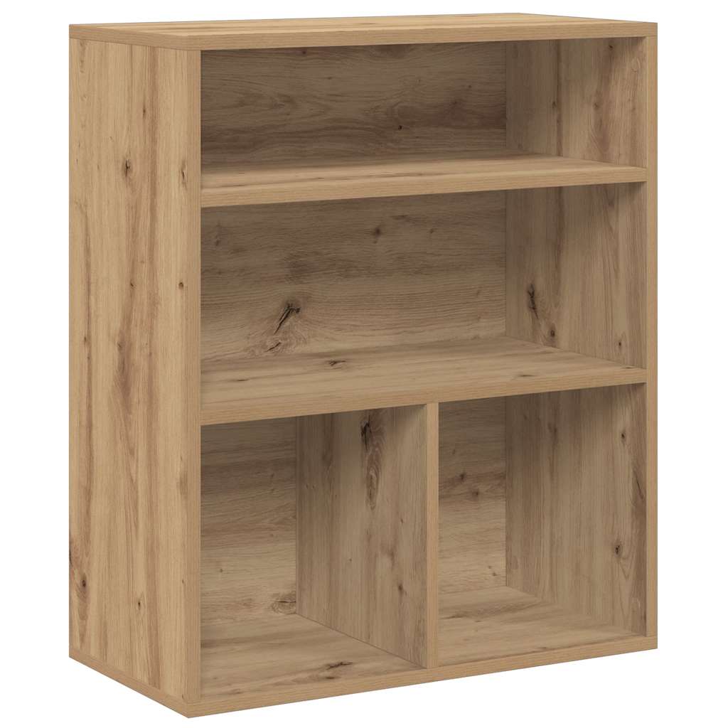 Bookshelf Artisan Oak 60 x 30 x 71.5 cm Engineered Wood