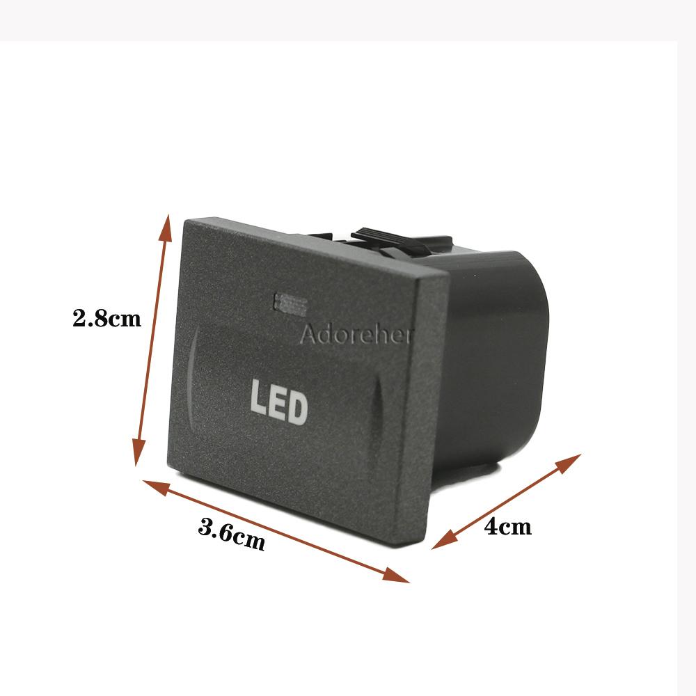 Car LED BSM Radar Sensor Light Heat Steering Wheel Power Switch Button Light for Ford Focus 2 MK2 2009 2010 2011 Accessories Switches4