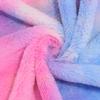Rainbow Dyed Rabbit Fur & Seven-Color Mink Plush Fabric for Toys, Shoes & Hats