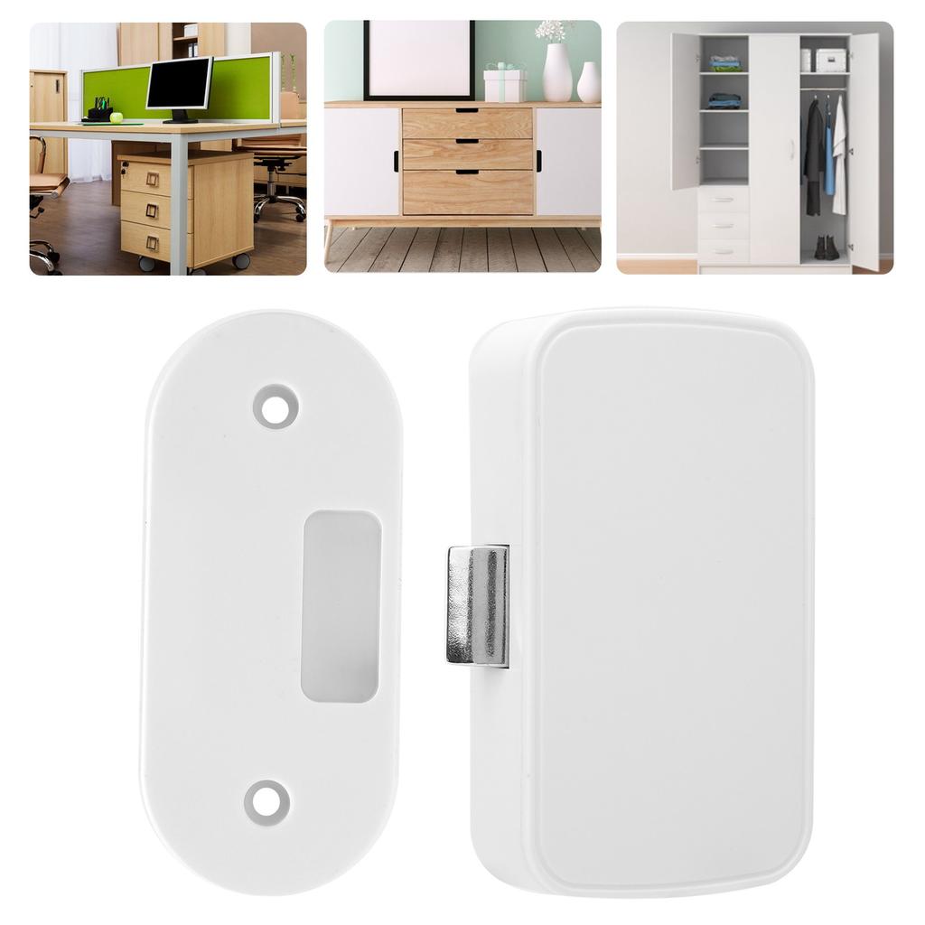 Smart Lock Bluetooth APP Unlock Concealed PunchFree for File Cabinet Drawer Wardrobes Bookcases for