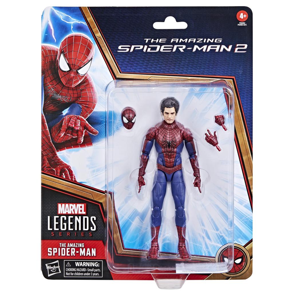 MARVEL Hasbro Marvel Legends Series Amazing Amazing 2 Action Ages F6508 Authentic Spider-Man Spider-Man, Spider-Man 6-inch Figure, 4+