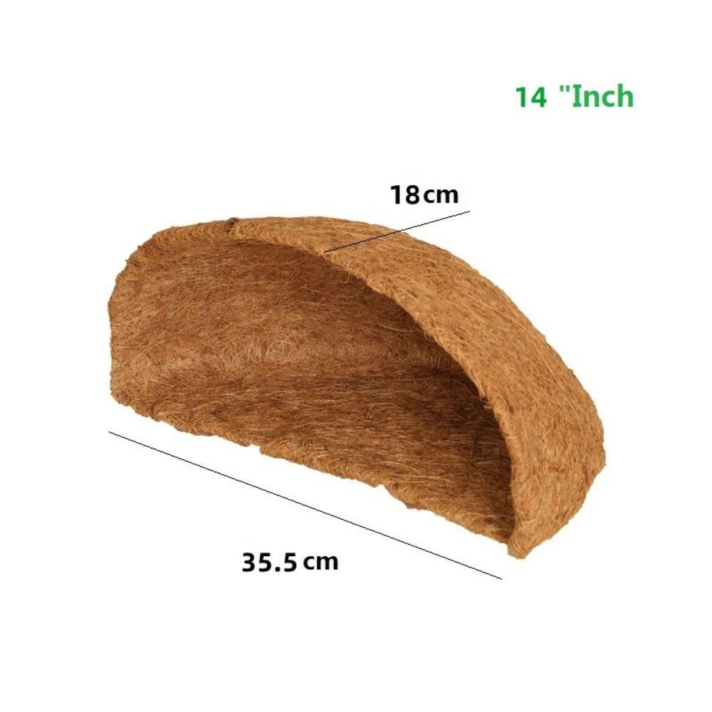 Thick Hanging Basket Liner Coconut Liners for Planters 100% Natural Coco Basket Replacement Liner Outdoor Garden Accessories