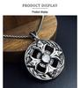 TK Compass Pendant: Punk Gothic Dark Style Hip-hop Necklace with Curious Design