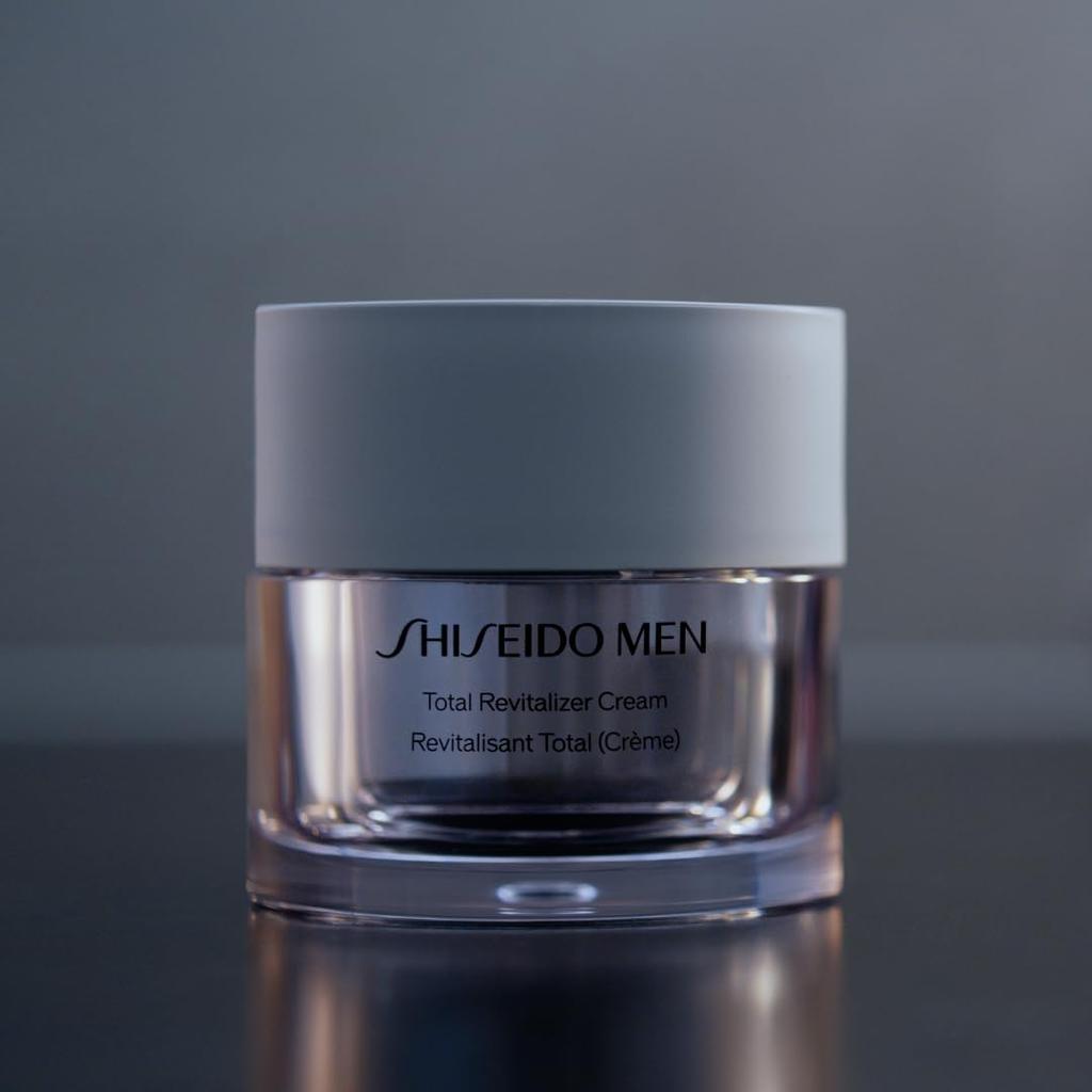 SHISEIDO MEN Total R Cream N Serum Citrus and Bamboo Green Scent 50g Men's Cream/Men's