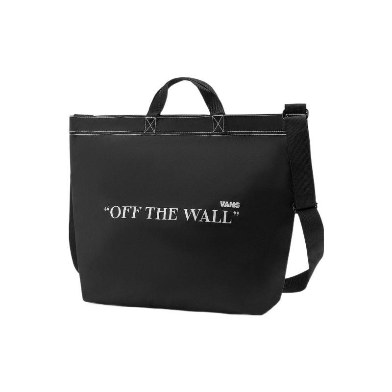 Vans Nylon Messenger Bag, Shoulder Bag, Crossbody Bag Handbag Regular Unisex Black Vans VN0A5H9IBLK