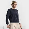Fila Tennis Simple Classic Retro Sports Casual Versatile Comfortable Knitted Sweater Women sweater Sky-Blue A11W613401FBU