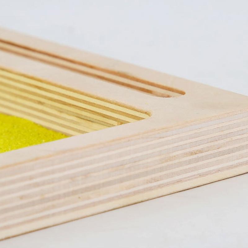 Sand Tray Letter Formation Sand Writing Tray with Pen Educational Toy for Kids Writing Letters and Number