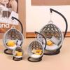 1Set Baby Model Craft Miniature Hammock House Layout Prop DIY Swing Chair Dollhouse Toys Decoration For Doll Home Decor
