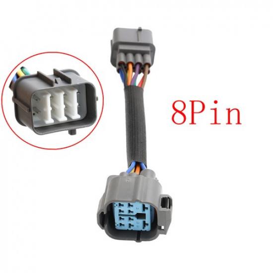 Obd2 8-Pin To Obd2 10-Pin Distributor Adapter Jumper Harness Fit For Honda Acura