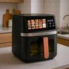 Friteuse sans huile - LIVOO x Marmiton - DOC343CO - 8 L - 1 700 W - 30 recettes via un QR code - Ecran digital 100% tactile