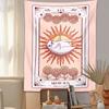 Cute Cat Tarot Card Tapestry Lady's Room Tapestry Kawaii Accessories Room Wall Cloth Tapestry