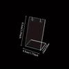 10pcs Portable Acrylic Display Stand Clear Dangling Slant Back Display Rack Necklace Earring Organizer Props Show