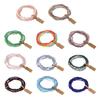 Coleção de Pulseiras de Contas de Vidro Hipoalergênica Corrente de Mão Acessórios de Moda Pele Sensível Pulseira de Pulso