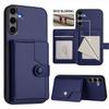 For Samsung Galaxy S25+ Case RFID Blocking Card Holder Kickstand TPU + PU Leather Phone Back Cover