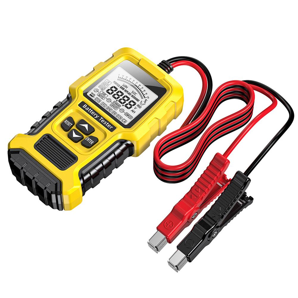 Car Battery Tester 24V 12V Battery Condition Tester For Internal Resistance Discharge CCA Battery Life, Reverse Protection, Digital Battery Analyzer