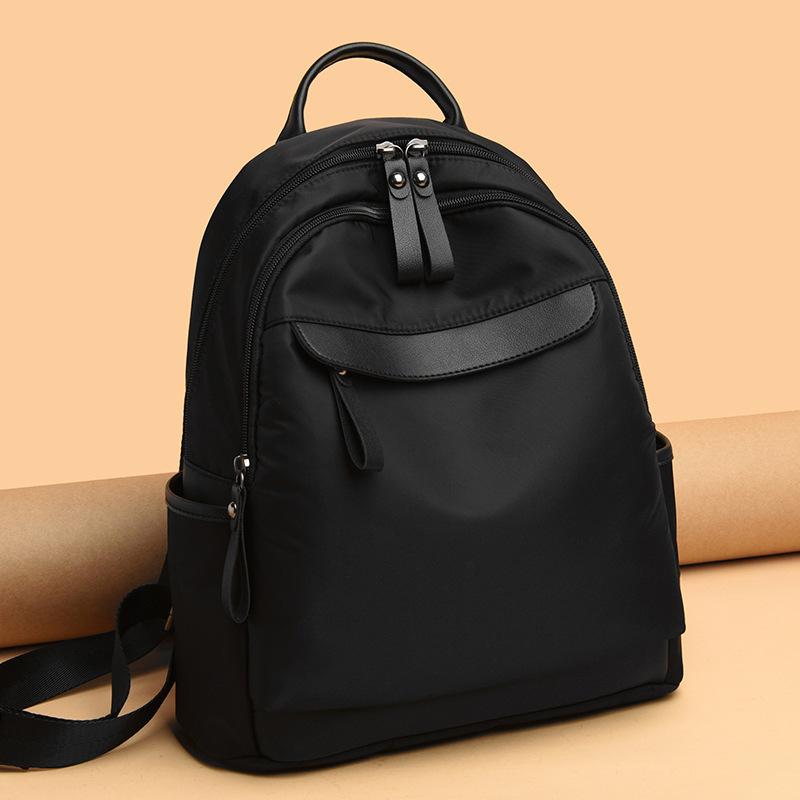 

Рюкзак женский рюкзак 2025 новый корейская версия трендовый холщовый модный женский дорожный маленький рюкзак женский чёрный