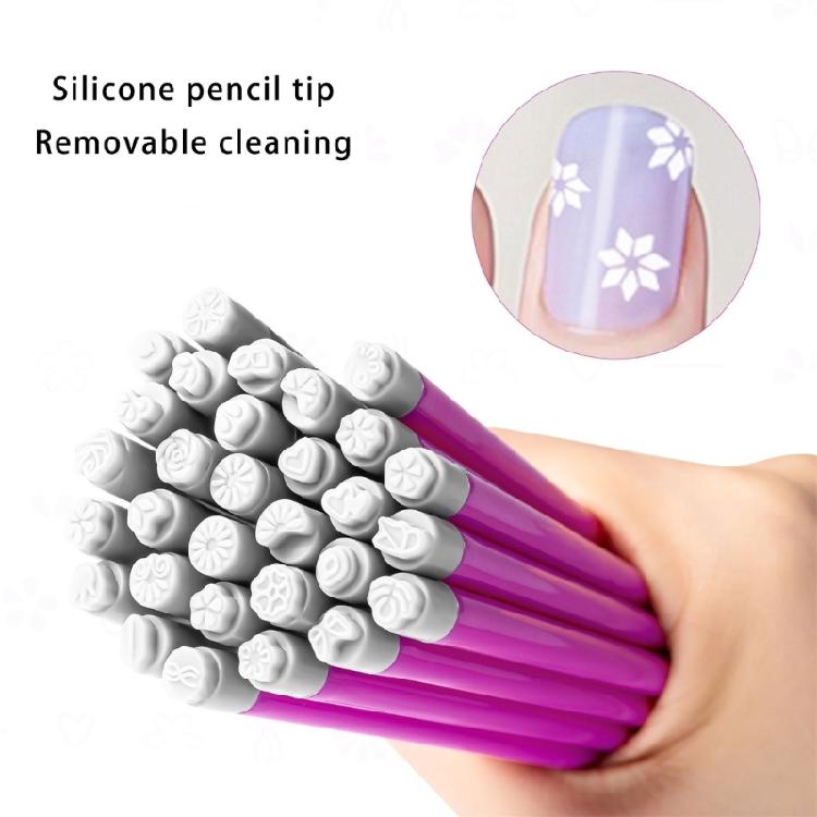 Friendly Silicone Nail Transfer Pen Professional Nail Stamper for Accurate Design Placement and Long Lasting Use