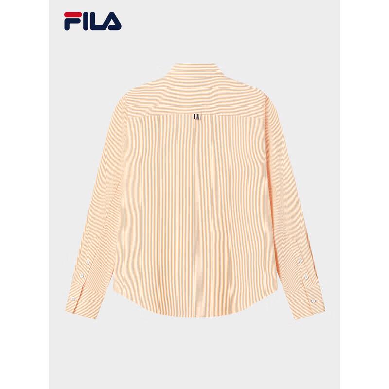 FILA Women's Striped Woven Long Sleeve Shirt